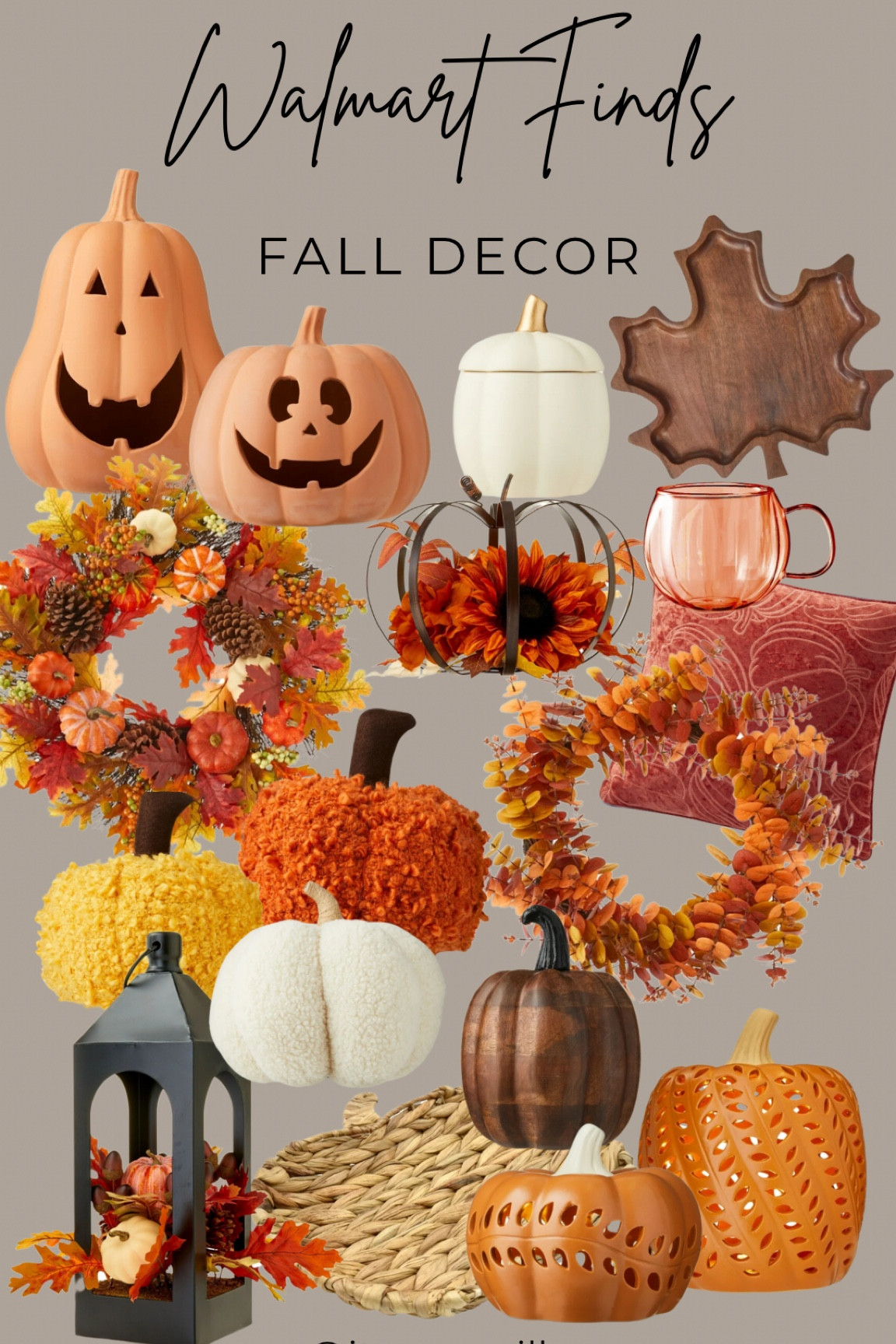 Walmart has some GREAT fall home decor finds! These are all reasonably priced and the clay pumpkins look like Pottery Barn dupes to me 👀 I think I need the maple leaf wood tray and the wooden pumpkin 🍁

Walmart | Walmart finds | Walmart Home | home decor | fall finds | fall home decor | Walmart style | fall decor

#LTKFindsUnder50 #LTKHome #LTKSeasonal