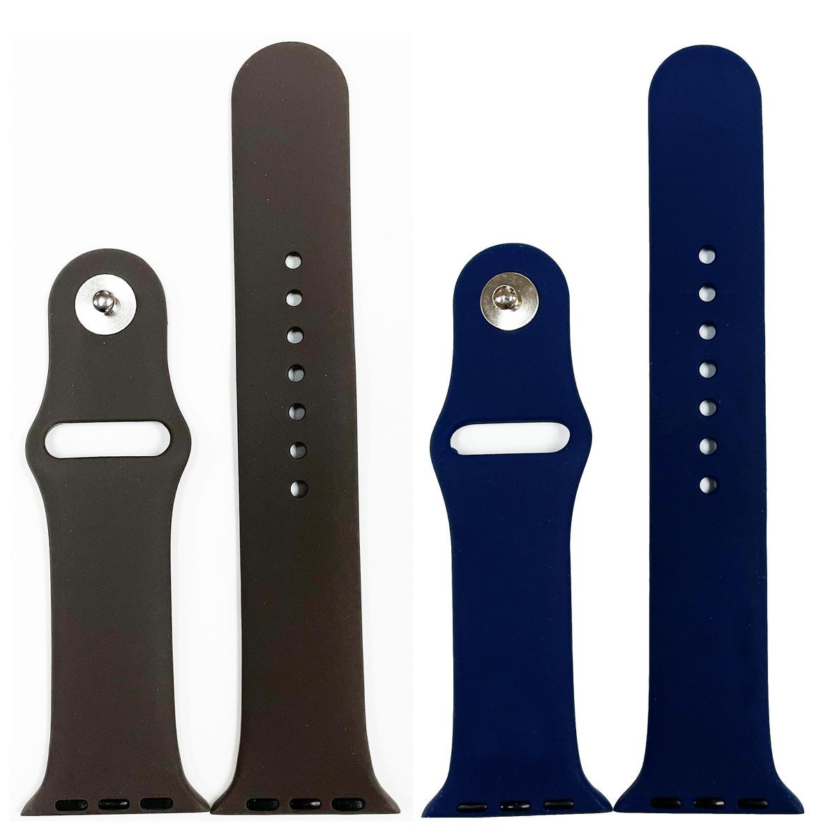 Olivia Pratt 2 Pack Solid Silicone Apple Watch Band | Target