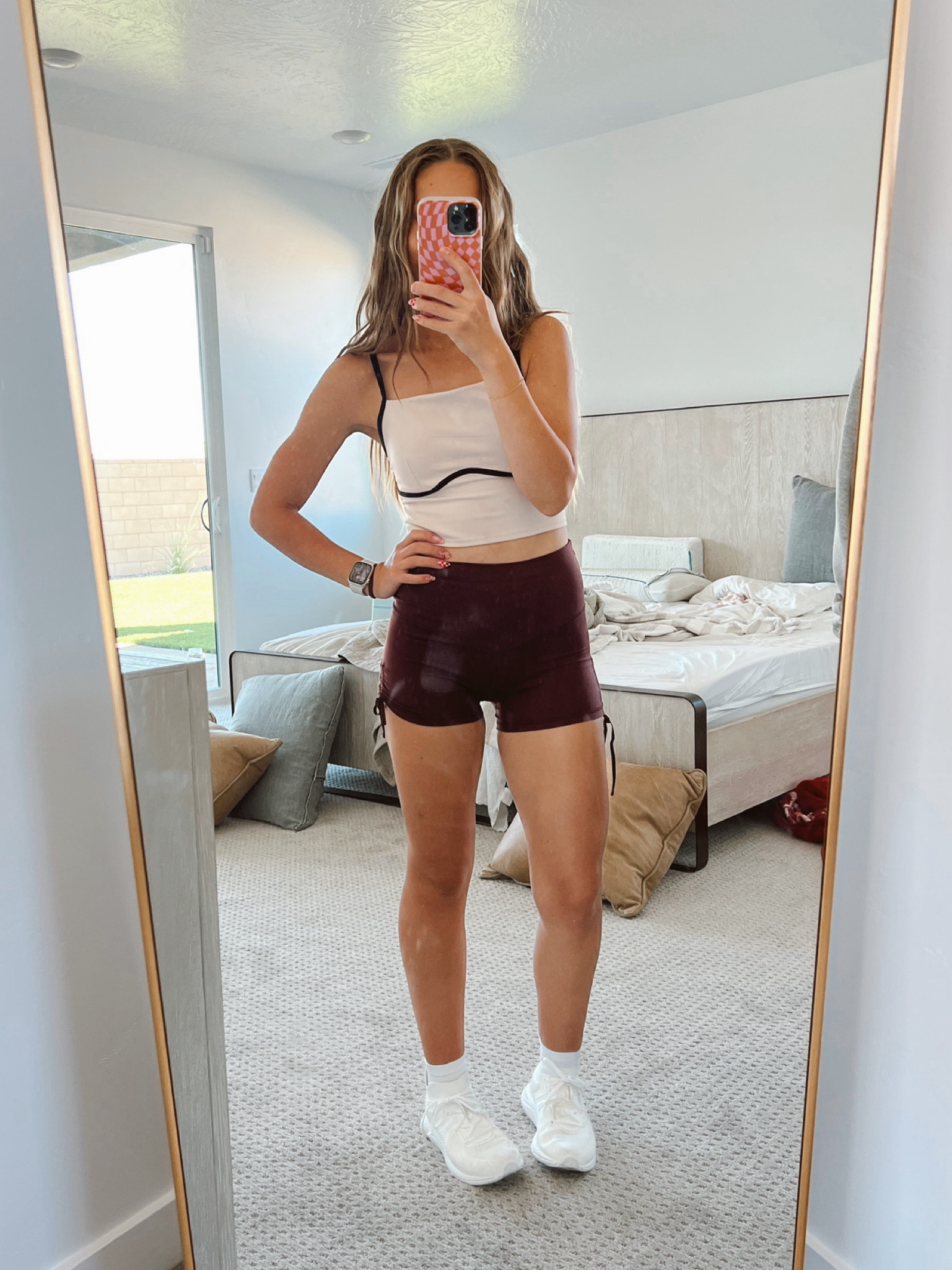 The cutest set for the gym or even just running errands!!! 🤍✨

Sizes: 
Top X Small
Biker shorts Small


#LTKCon #LTKFallSale #LTKNYFW