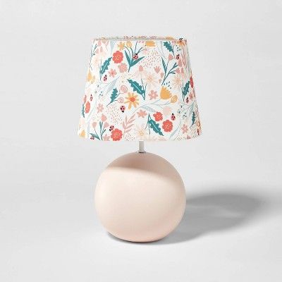 Round Base with Floral Shade Pink - Pillowfort™ | Target