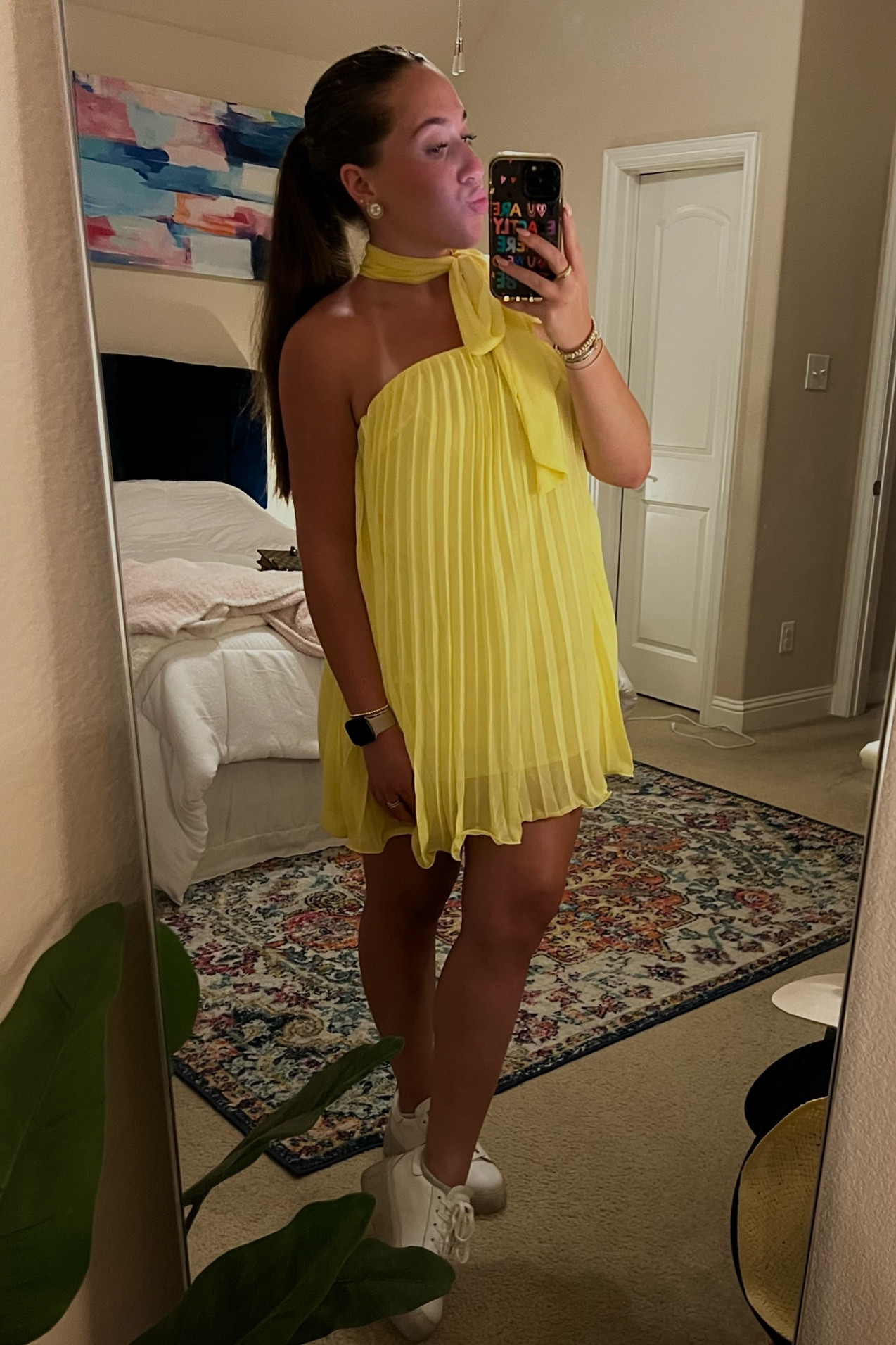 the MOST perfect sundress 💛 

and you must check the price tag 😍

**it is unfortunately see-through but I am taking it in to get a second liner! too cute to return!!** 