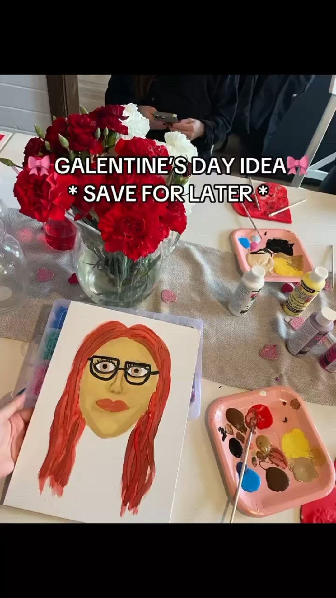 Are you planning your Galentine’s Day? 💗
This is your sign to stay in, paint portraits of each other, snack the whole time, and laugh until your stomach hurts 🎨✨ 

Tag the friend who would absolutely ruin your portrait (but you’d still frame it) 😂

#GalentinesDay
#GalentinesIdeas
#MomFriends
#StayInCelebration
#FriendshipMoments