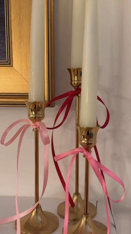 Valentine’s Day decor idea. Pink and red decor. ribbons and bows

#LTKSeasonal #LTKhome #LTKparties