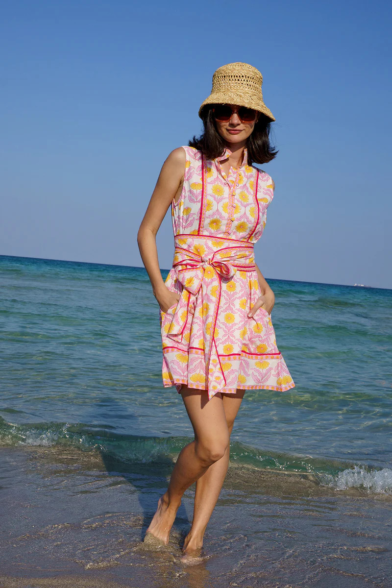 Sleeveless SUE SARTOR Flounce Mini by SUE SARTOR | SUE SARTOR