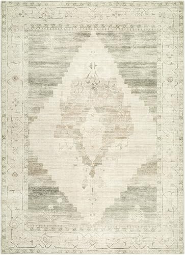 Livabliss x Becki Owens Luca Traditional Area Rug, 7'10" x 10', Gray | Amazon (US)