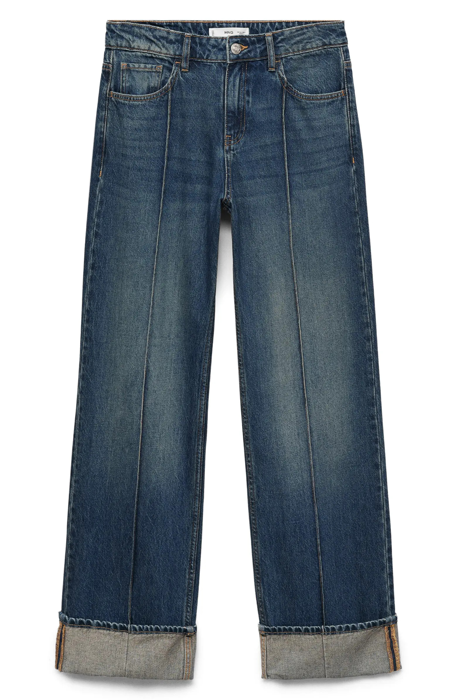 Paula Seamed High Waist Straight Leg Jeans | Nordstrom