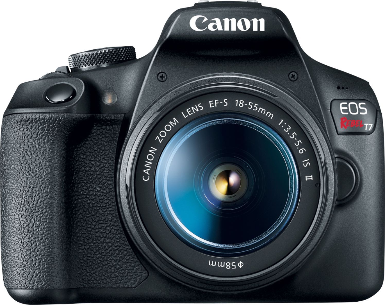 Canon EOS Rebel T7 DSLR Video Camera with 18-55mm Lens Black 2727C002 - Best Buy | Best Buy U.S.