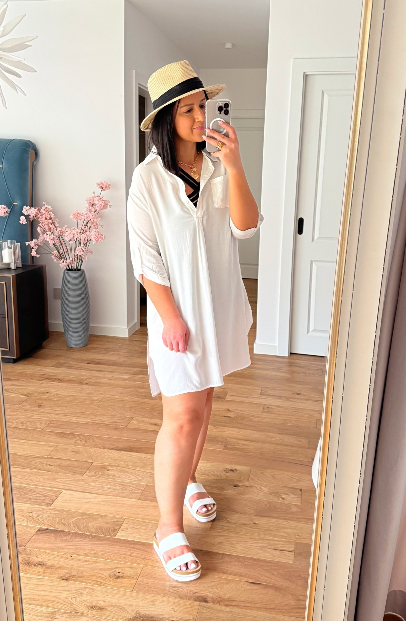 Love this swimsuit coverup! wearing a size medium 

#LTKFindsUnder50 #LTKStyleTip #LTKSwim