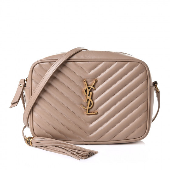 SAINT LAURENT

Calfskin Matelasse Monogram Lou Camera Bag Nude Powder | Fashionphile