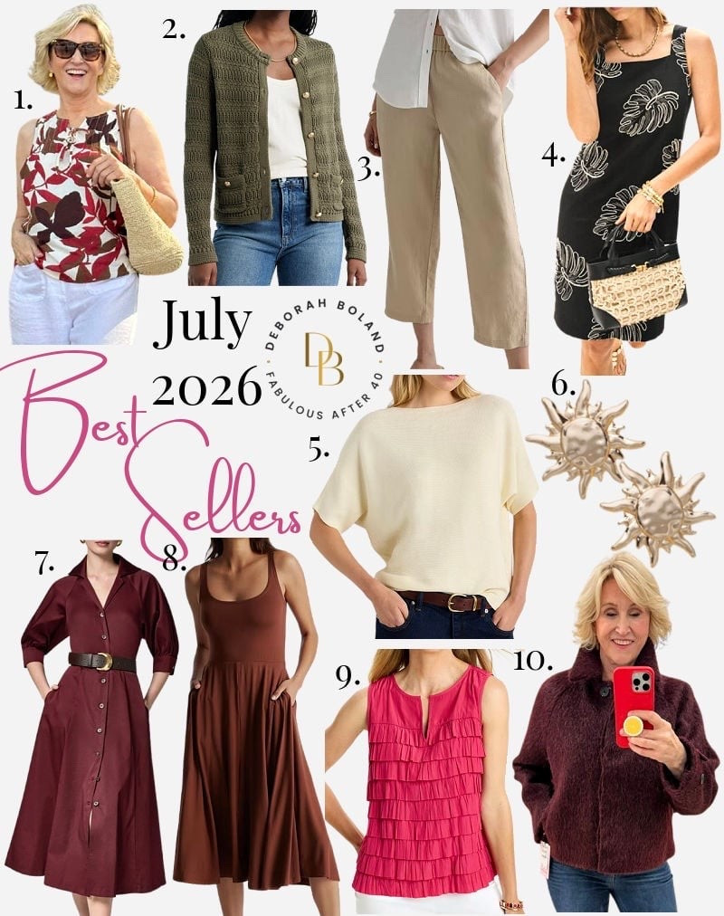 You definitely had some favorites this month! 🤍✨ From versatile wardrobe staples to standout pieces you’ll wear on repeat, these were your July best sellers—and it’s easy to see why.

#LTKOver40 #LTKSeasonal #LTKootd