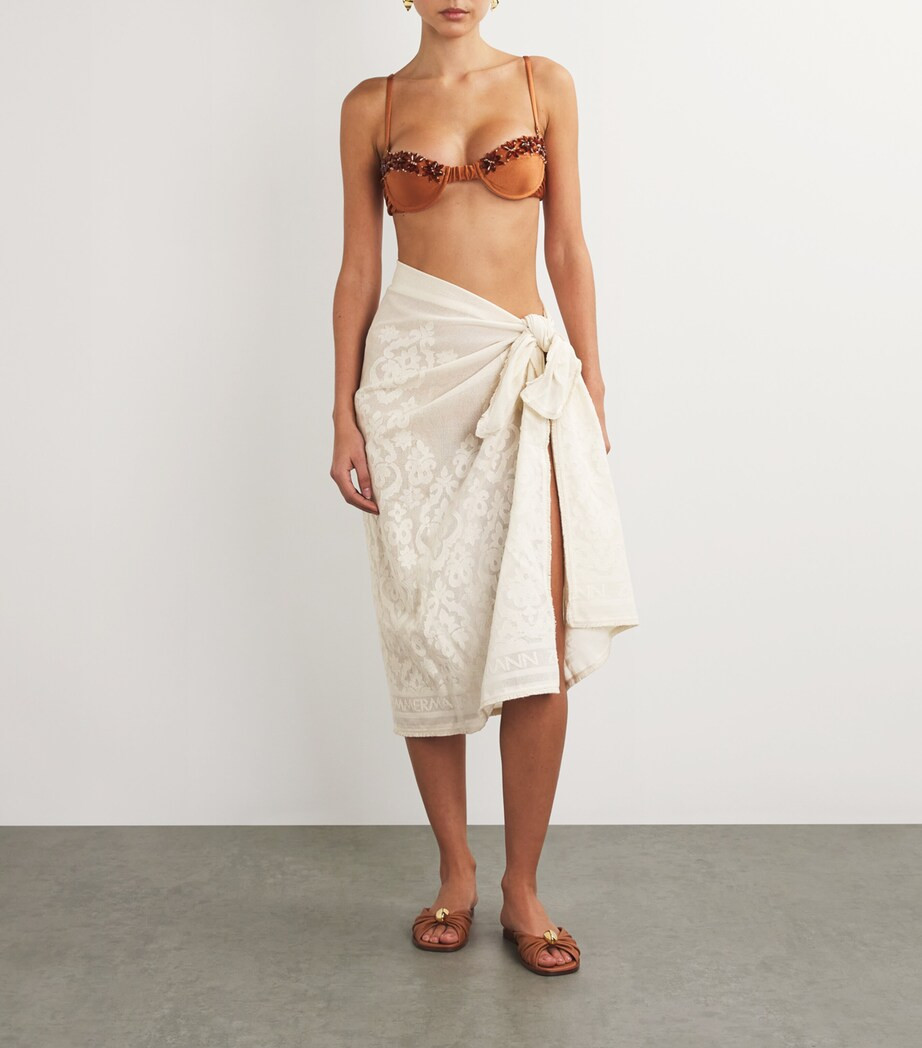 Floral Jacquard Midi Pareo | Harrods