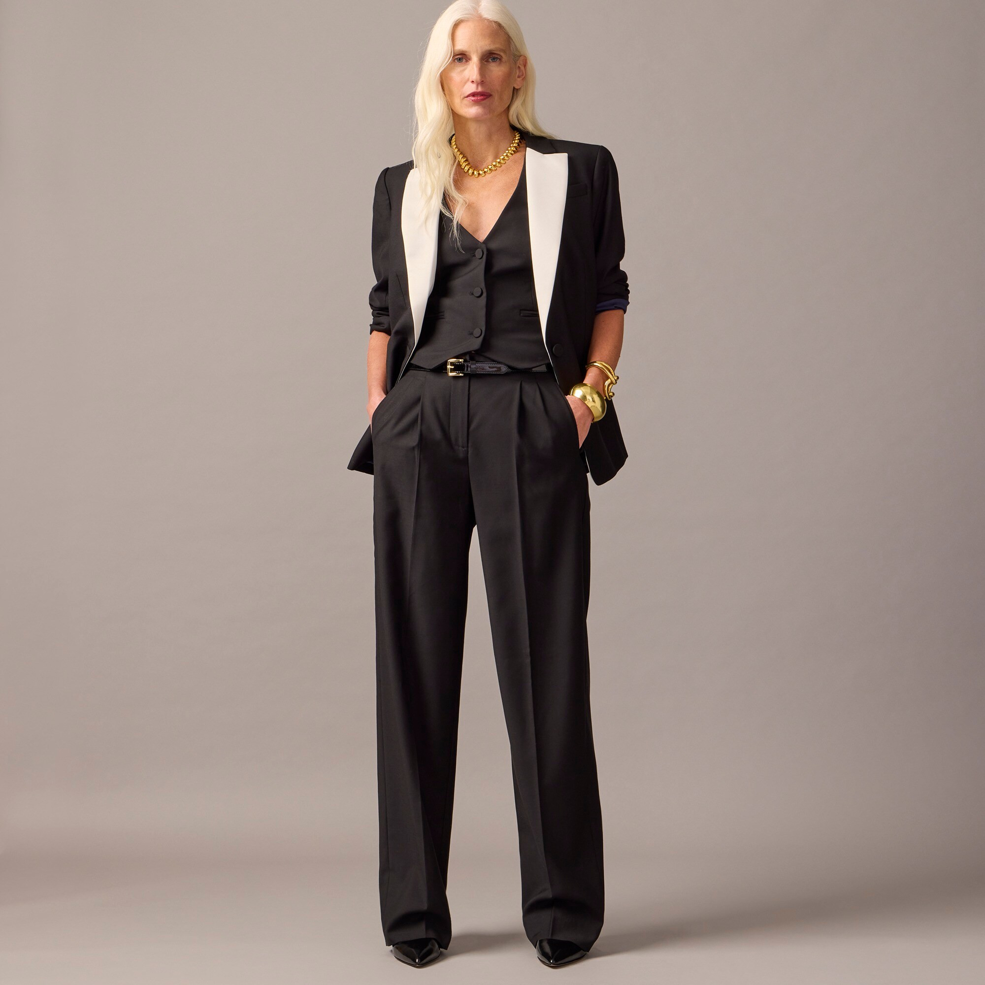 Collection tuxedo blazer in Italian wool | J. Crew US