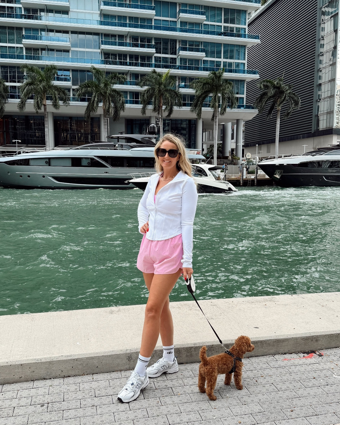 Cutest matching pink set from Alo! Paired it with their white athletic long sleeve and it looked so cute. Linked everything for you 💖

#LTKgrwm #LTKSaleAlert #LTKootd