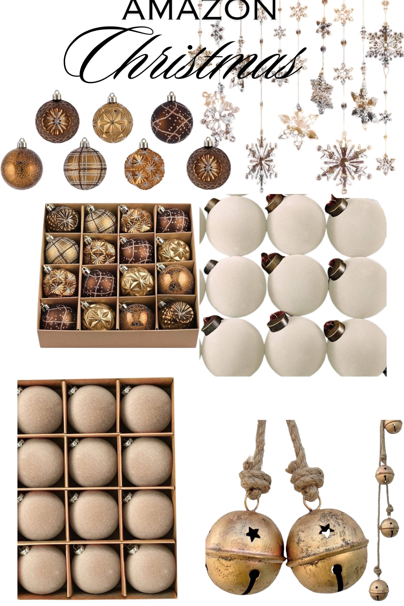 Amazon Christmas ornaments! 

#LTKHome #LTKStyleTip #LTKSeasonal