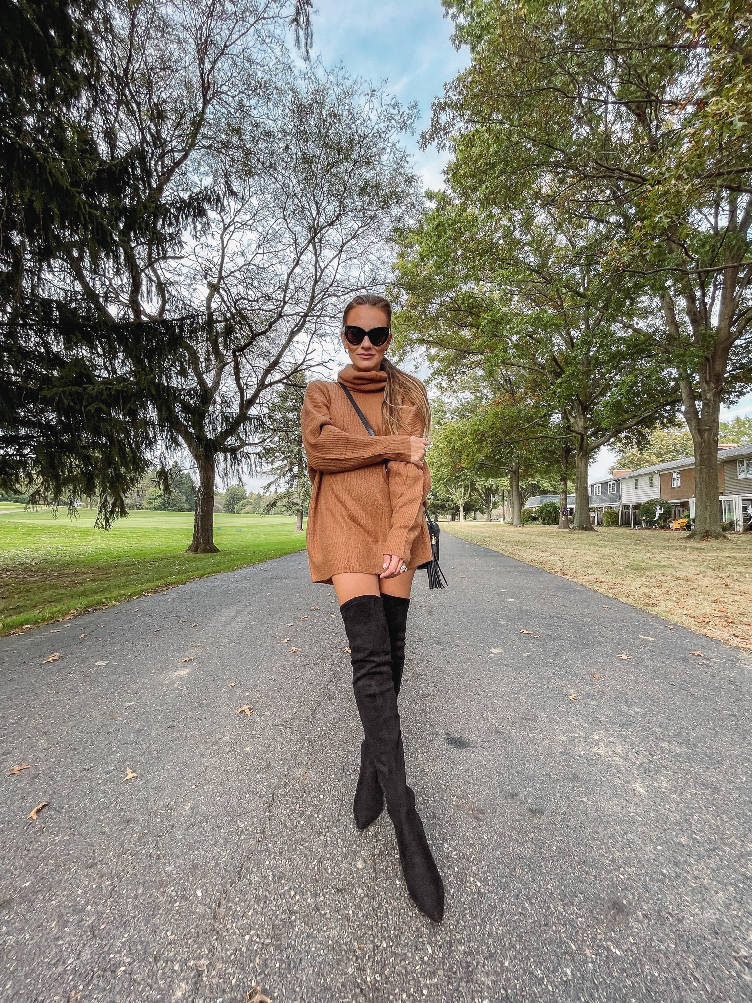 Amazon find: my sweater dress is perfect for Fall and on sale as a lightning deal for only $25! Wearing size Small. #founditonamazon

#LTKSeasonal #LTKsalealert #LTKfindsunder50