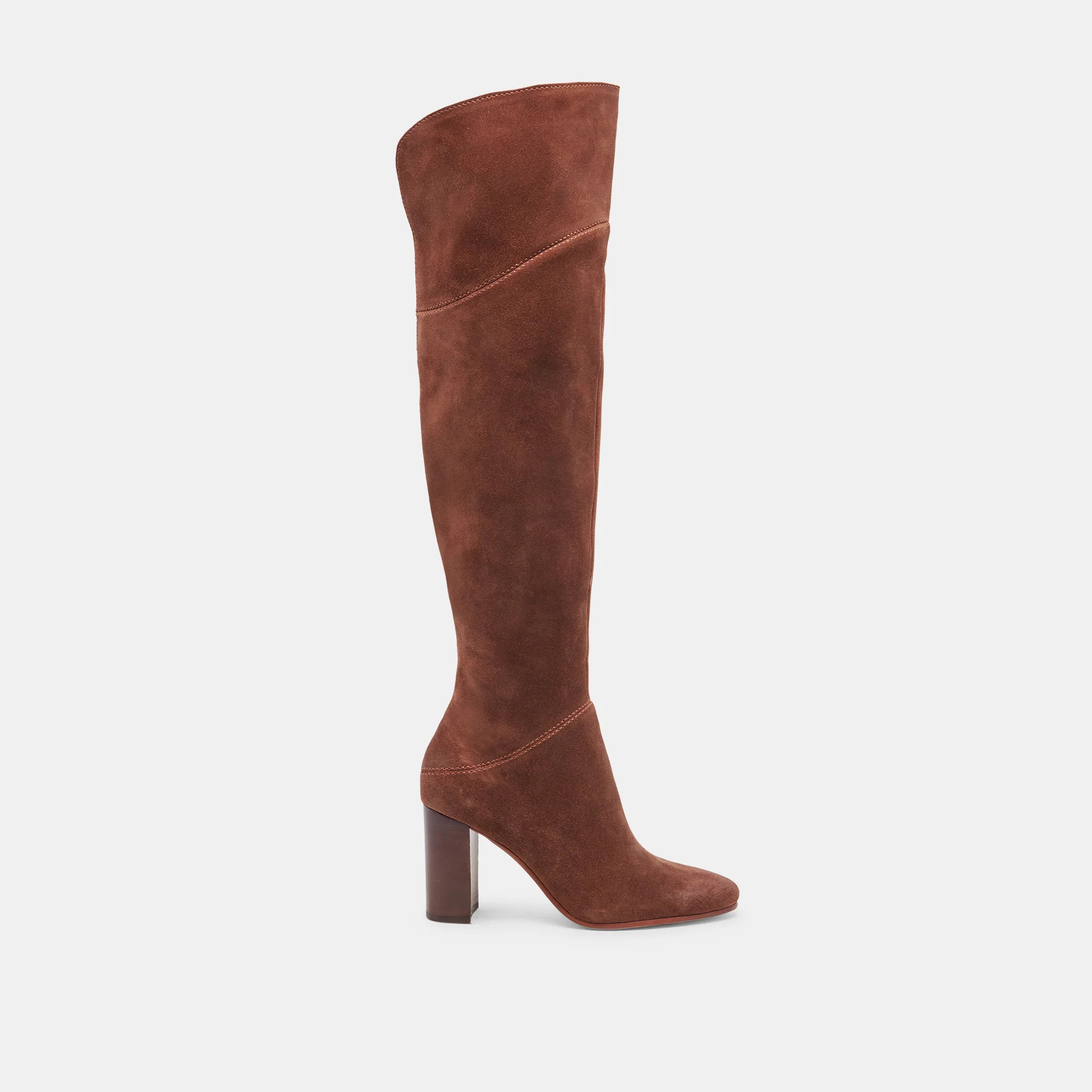 SURY BOOTS DARK SADDLE SUEDE | DolceVita.com