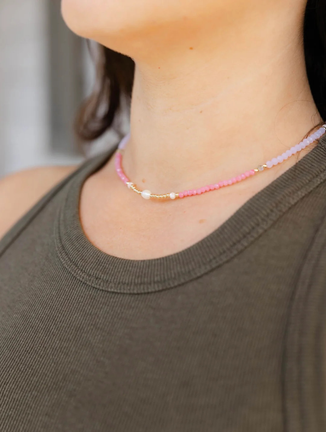 Pink Watermelon Necklace | Erin McDermott Jewelry