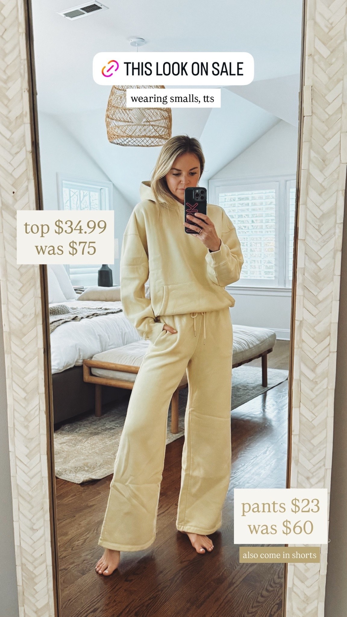 Matching set on major sale! Love the stitching on the hoodie. Wearing smalls, both tts

#LTKSaleAlert