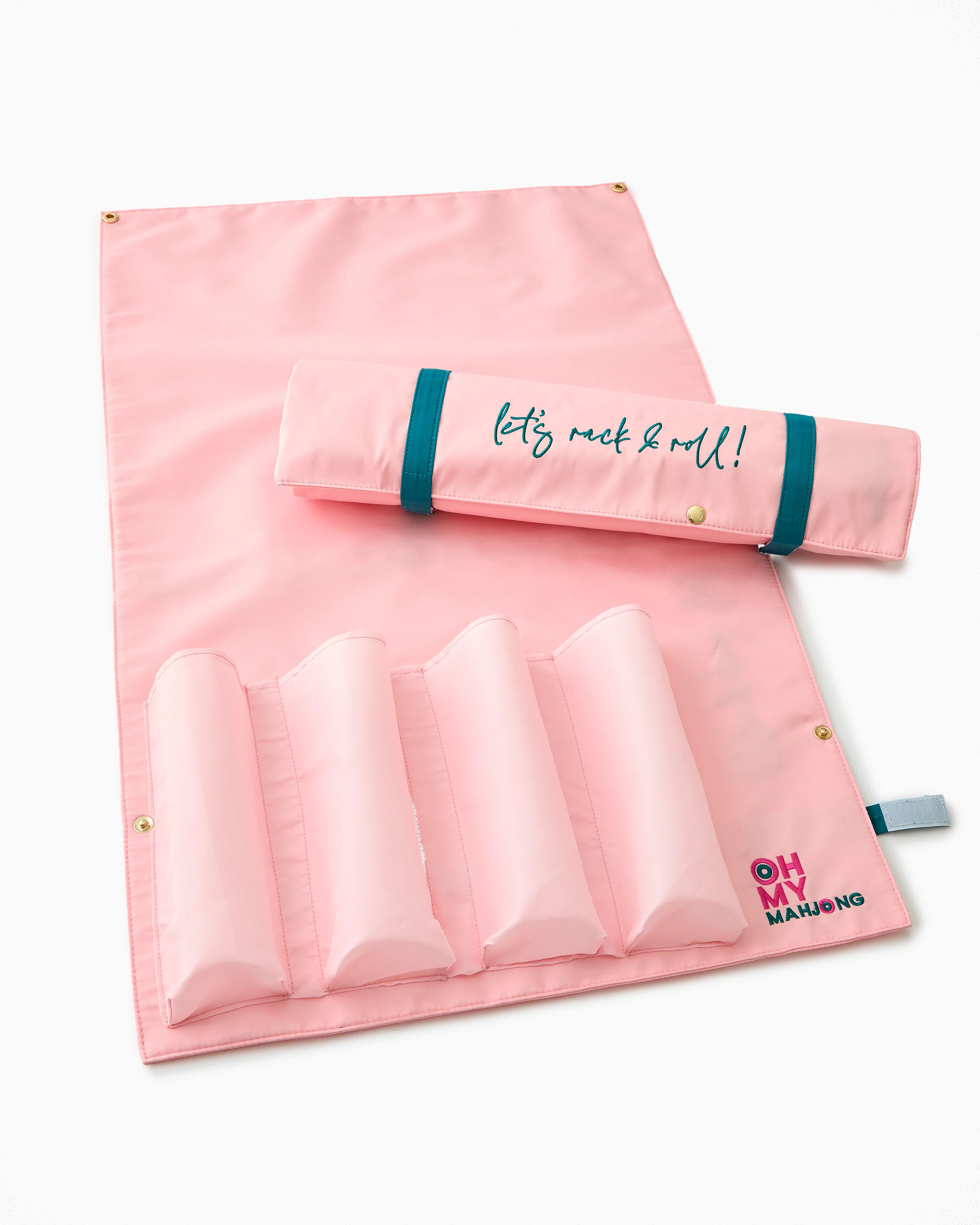 Light Pink Let's Rack & Roll Bag | Oh My Mahjong