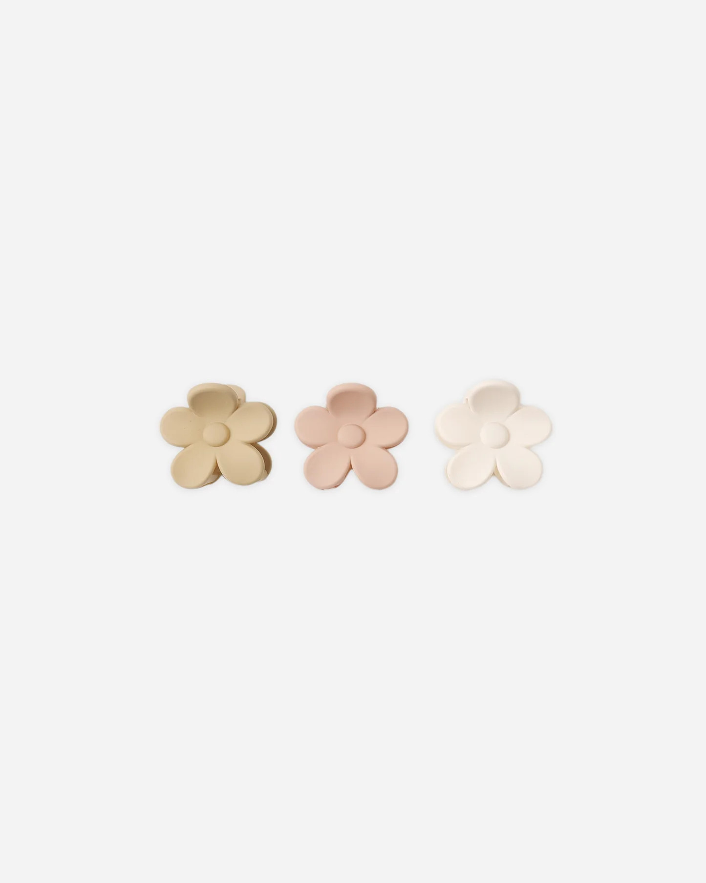 Flower Clip Set Butterscotch, Blush, Ivory | Rylee + Cru