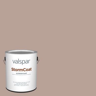 Valspar  Pro Storm Coat Flat Emerging Taupe Hgsw3035 Latex Exterior Paint (1-Gallon) | Lowe's