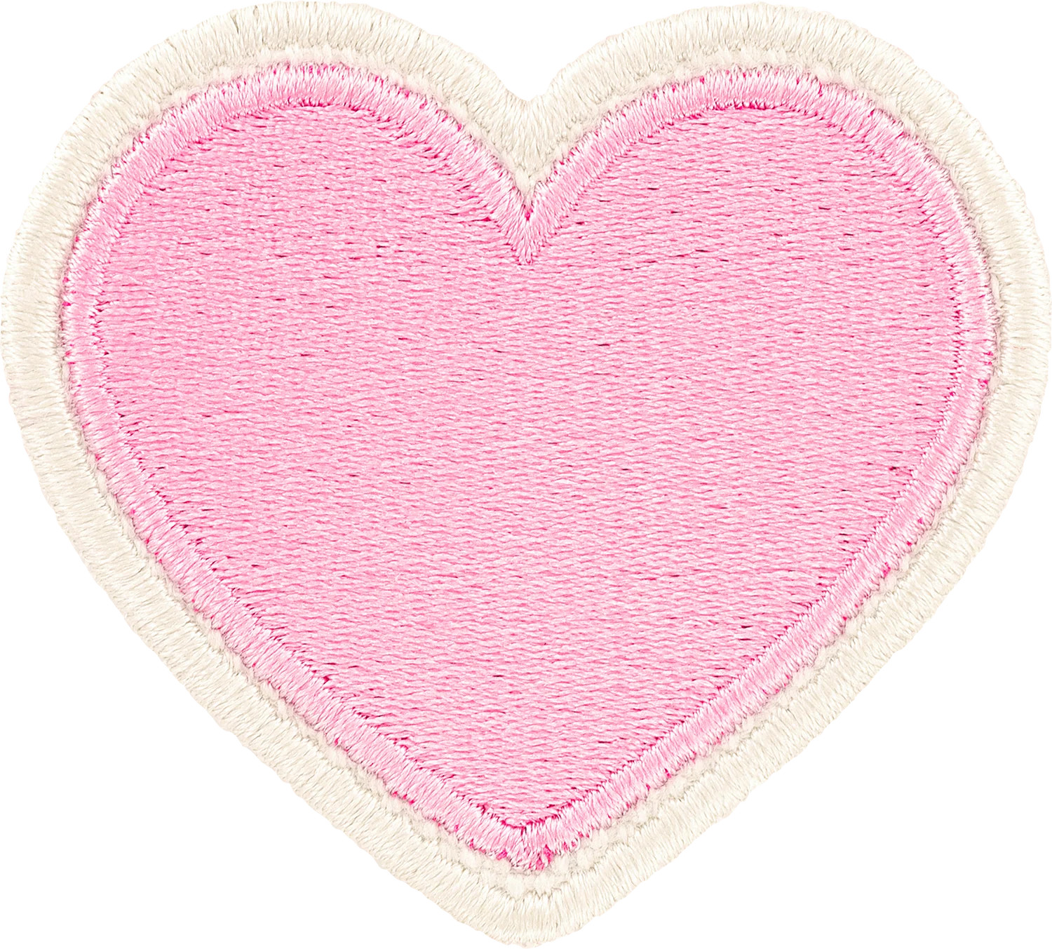Flamingo Rolled Embroidery Heart Sticker Patch | Stoney Clover Lane | Stoney Clover Lane