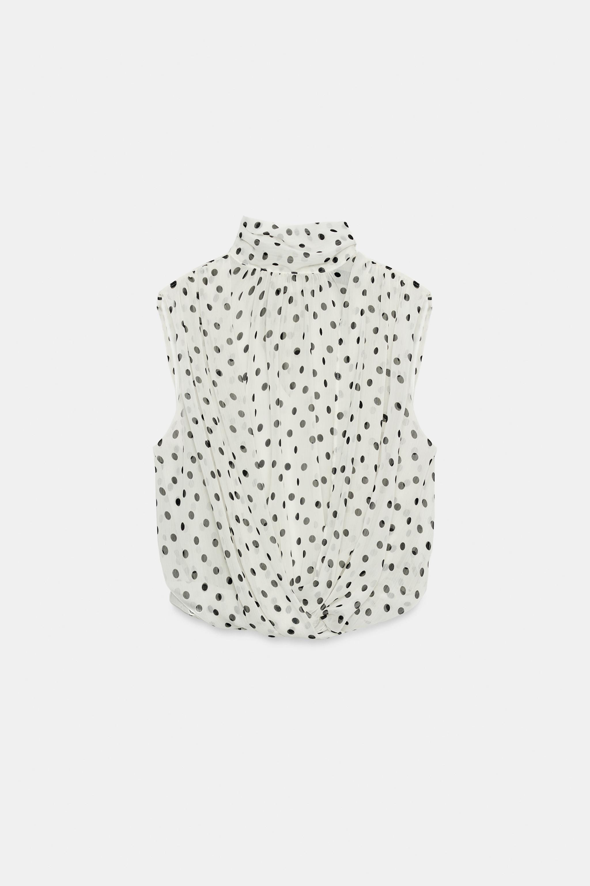 DRAPED BALLOON TOP | Zara US