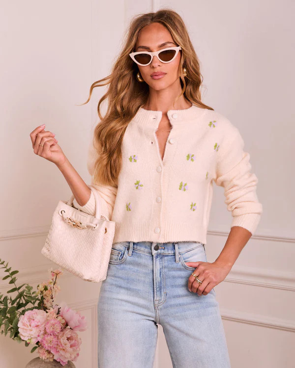 Honeybloom Orchard Knit Floral Sweater | VICI