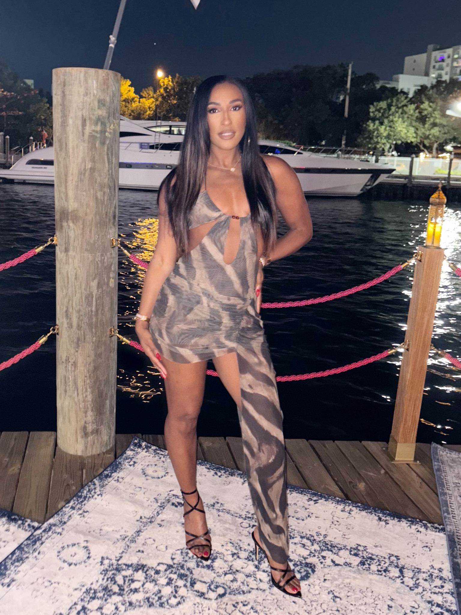 Miami nights type of dress! Perfect for cocktails or dinner by the water! Also a great vacation fit! 

#LTKStyleTip #LTKParties #LTKSeasonal