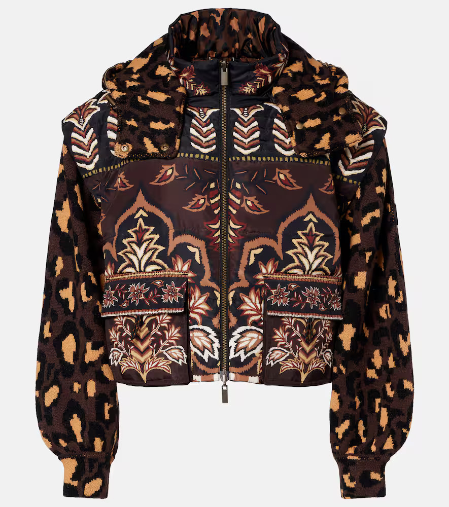 Farm Rio Winter Ainika paneled jacket | Mytheresa (US/CA)