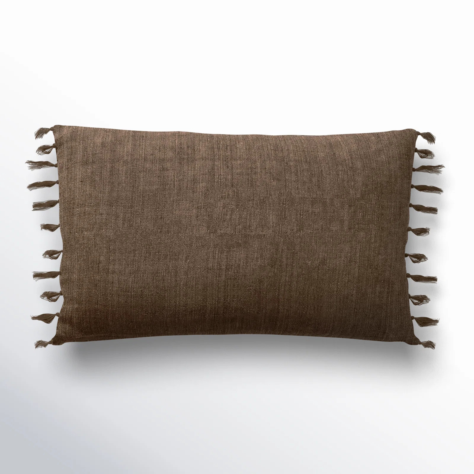 Sharron Tassels Linen Lumbar Throw Pillow | Joss & Main