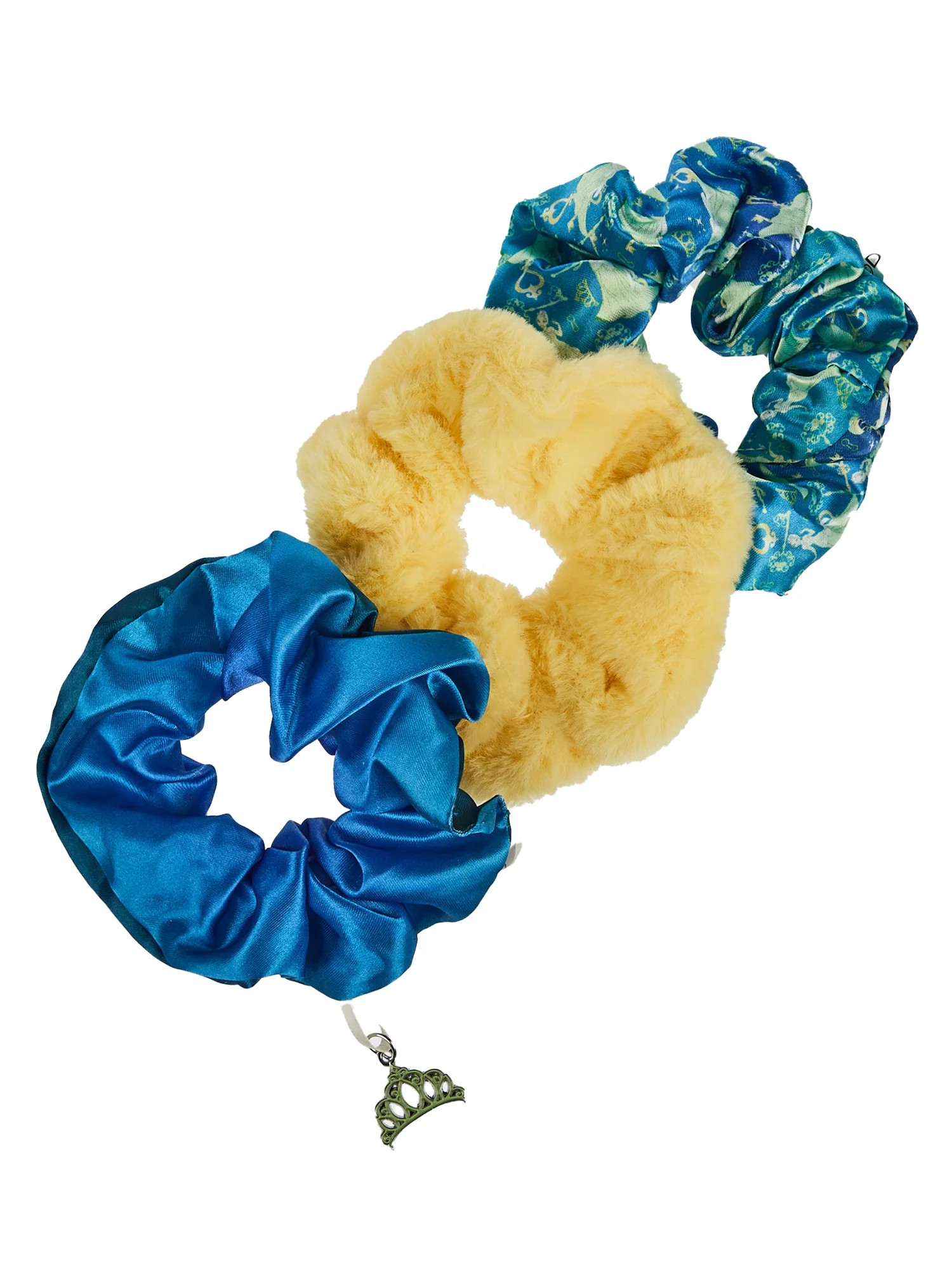 Disney Princess Tiana Womens 3 Piece Scrunchie Set, Multi-color | Walmart (US)