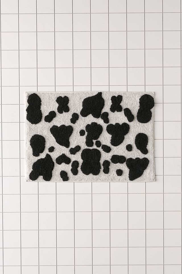 Cow Print Bath Mat | Urban Outfitters (US and RoW)