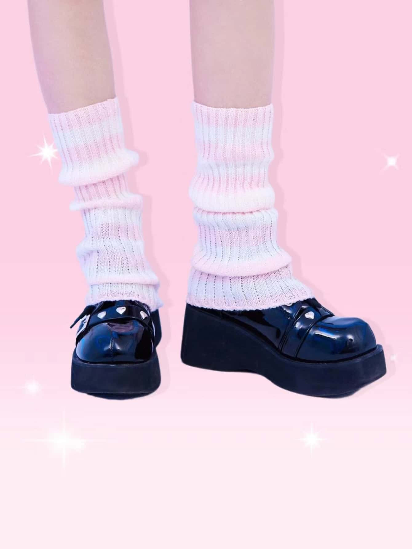 ROMWE Striped Pattern Leg Warmers | SHEIN