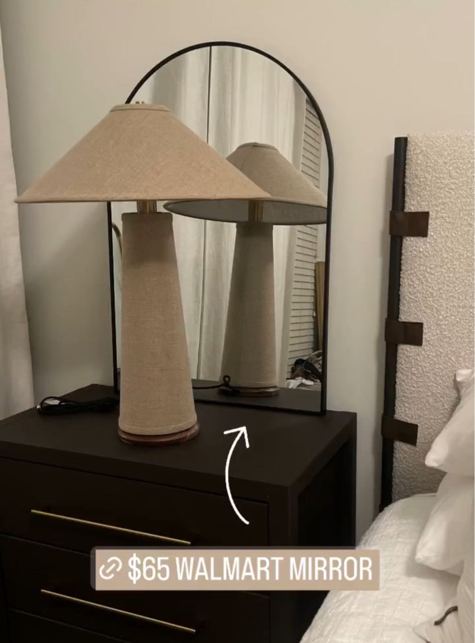 This Walmart mirror is a great dupe for some of the more expensive ones & perfect size for large nightstands 

Arched mirror 
Nightstand mirror 
Tall black mirror 
Black arch mirror 
Affordable home decor 

#LTKunder100 #LTKhome #LTKsalealert