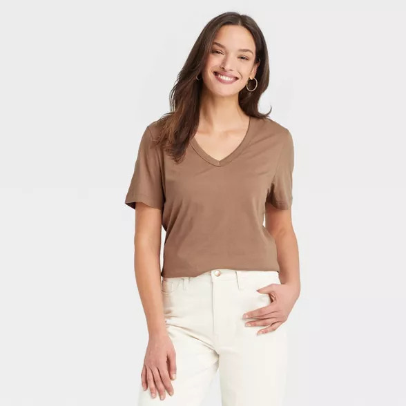 Women's Short Sleeve V-Neck T-Shirt - Universal Thread™ | Target