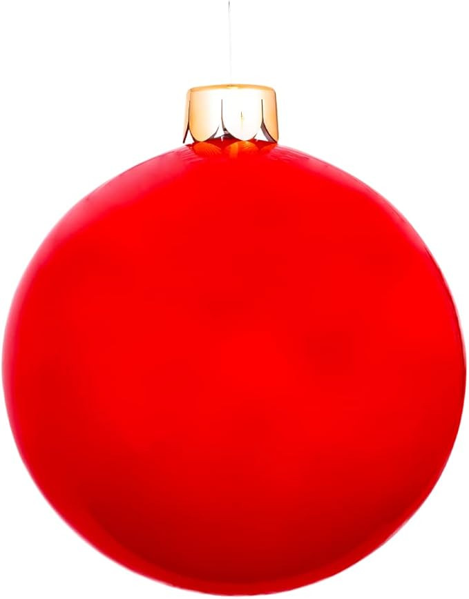Inflatable Oversized Ornaments 18" or 25" Christmas Decorations Indoor Outdoor | Amazon (US)