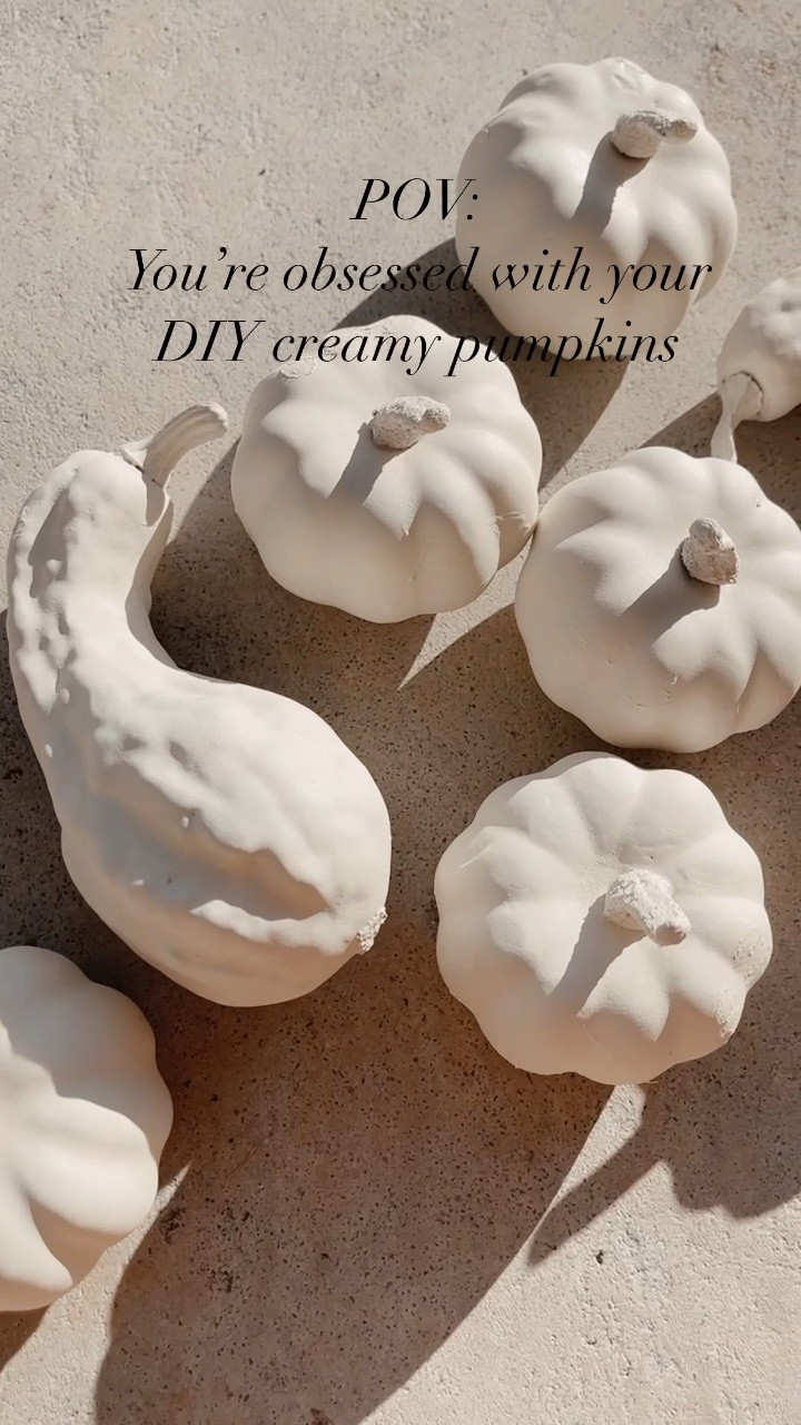 DIY creamy matte pumpkins! Finally complete ✅ The spray paint from target is under 10 & I’ve linked all the items you need to upgrade your pumpkin decor . My display tray is from Nadeau but I have linked similar ones for y’all 💖 would look great in a dining room or coffee table !!

#LTKhome #LTKSeasonal #LTKHalloween