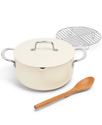 6-Qt. Ceramic Nonstick Complete Stock Pot | Macy's