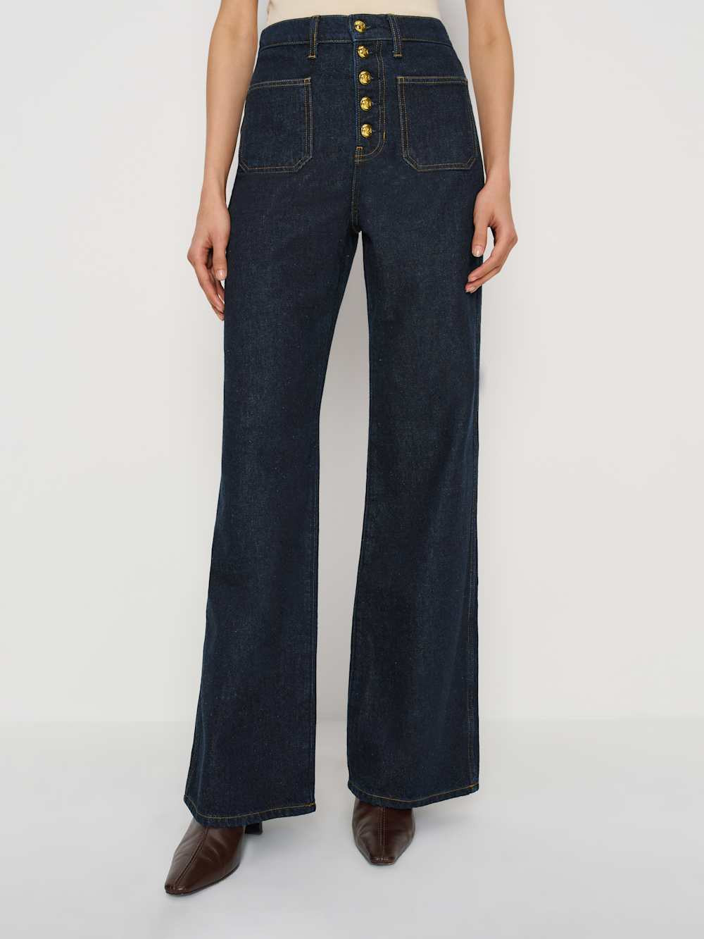 Cary High Rise Slouchy Wide Leg Jeans | Reformation (Global)