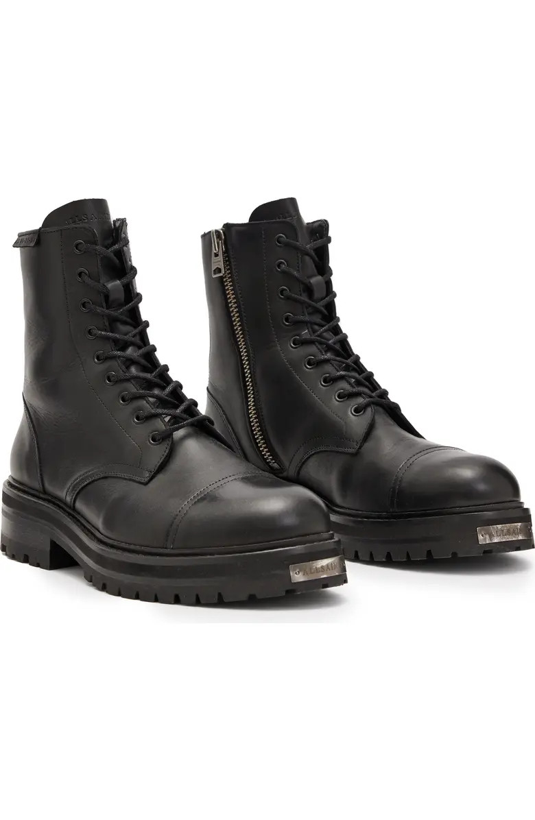 AllSaints Hank Lugged Zip Boot (Men) | Nordstrom | Nordstrom