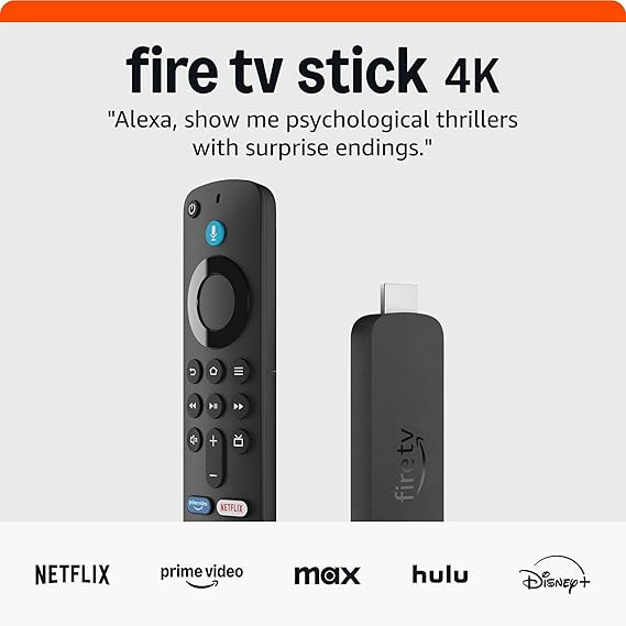 Amazon Fire TV Stick 4K (newest model) with AI-powered Fire TV Search, Wi-Fi 6, stream over 1.8 m... | Amazon (US)