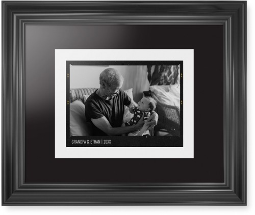 Framed Prints: Film Frame | Black Classic Curve Frame | Black Top & Bottom Mat | 11x14 | White | 1 Photo | Shutterfly | Shutterfly
