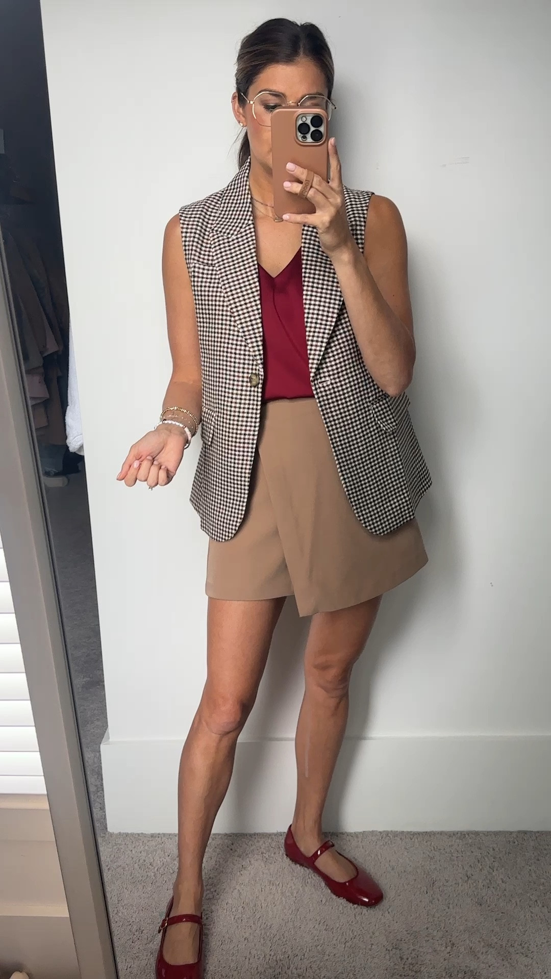 Sunday church outfit 
Vest - small 
Tank small - would say to size down 
Skort (this is last years) TTS 
Shoes TTS 

#LTKFindsUnder100 #LTKVideo #LTKSeasonal