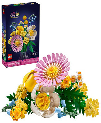 LEGO® Botanicals Petite Sunny Bouquet Toy Building Set, 373 Pieces - Macy's | Macy's