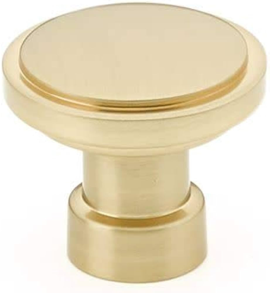 Emtek Haydon Cabinet Knob 1-1/4" Dimension, Satin Brass | Amazon (US)