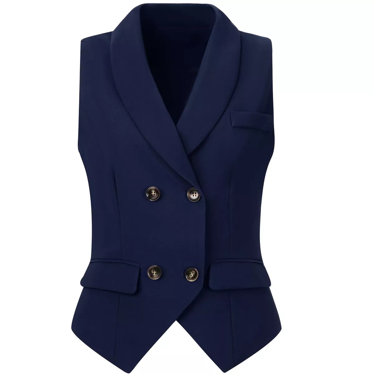 Allegra K Women's Lapel Collar Dressy Versatile Racerback Waistcoat Suit Vest | Target