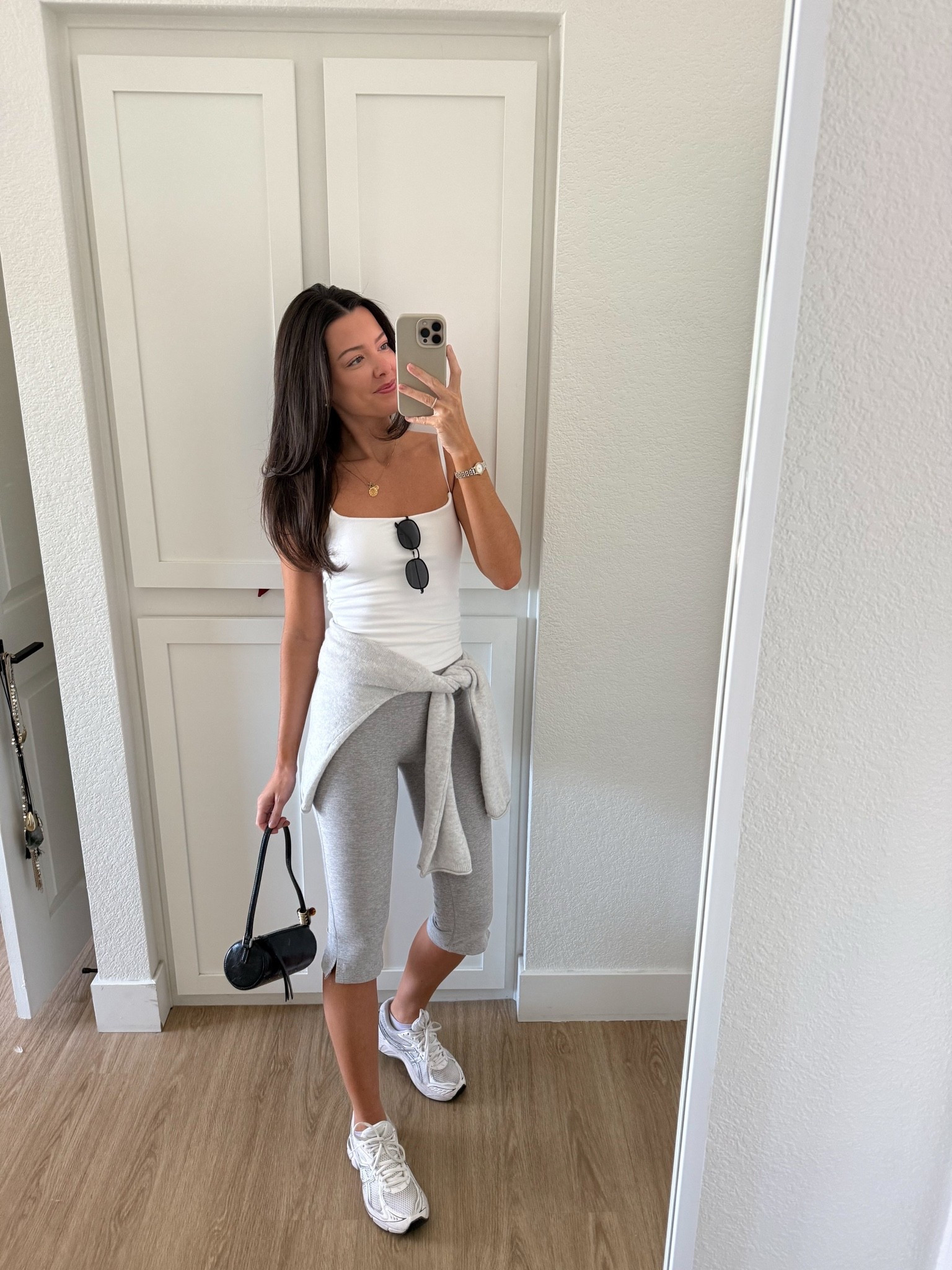 I am 5’7” wearing XS in everything! Code AFCASSIE is live at Abercrombie!