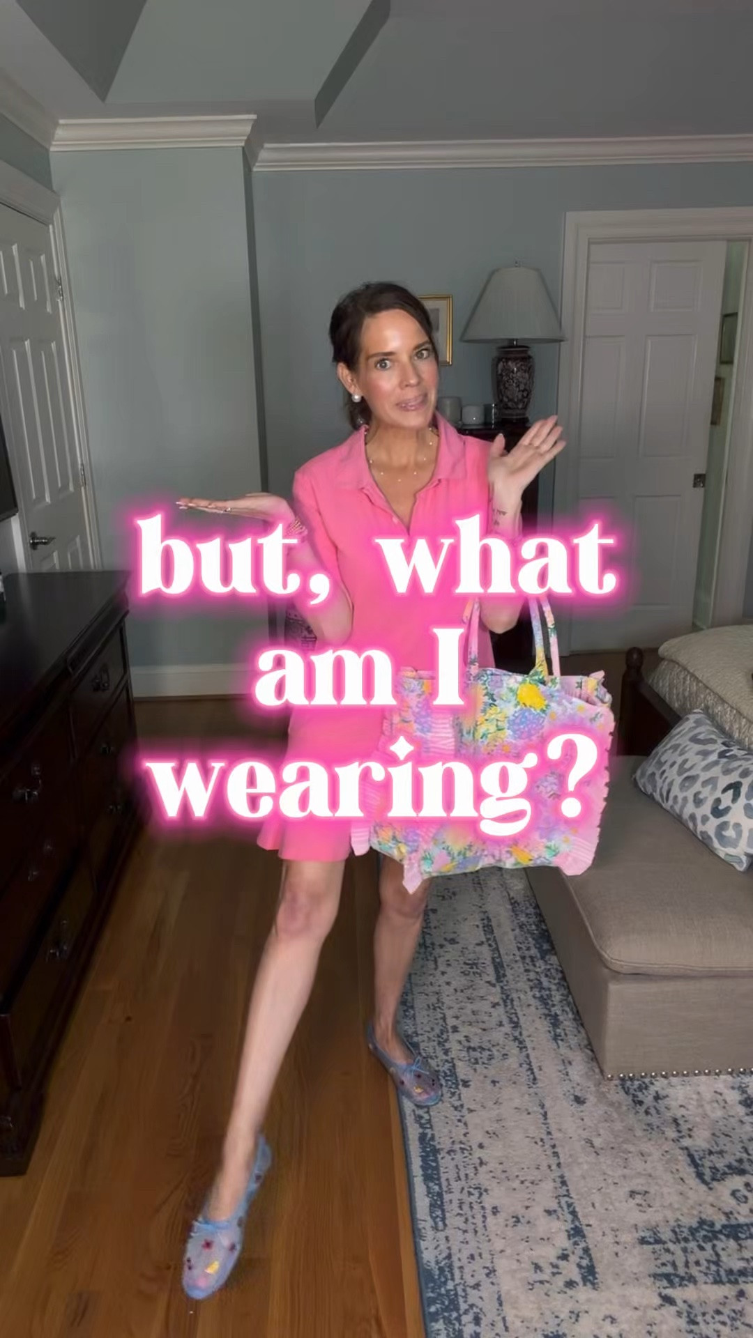 Pink Polo Dress & Coastal Flats Summer Outfit 💖🩵

This bright pink polo dress is such an easy throw-on-and-go summer outfit 💕 Styled it with the cutest coastal embroidered mesh flats, colorful stacked bracelets, pearl jewelry, and a floral ruffle tote for a fun preppy look that still feels comfortable and casual ✨

Perfect for errands, brunch, vacation, resort wear, teachers, moms on the go, or everyday summer style 🌸 The blue embroidered flats add the sweetest coastal touch with all the tiny summer details.

Pink polo dress outfit, casual preppy style, coastal grandmother aesthetic, embroidered mesh flats, colorful summer accessories, grandmillennial fashion, bright summer outfit idea, feminine casual style, floral tote bag, comfortable summer dress, Lilly Pulitzer inspired colors, summer mom outfit, vacation casual look, pink dress styling 💖🩵🌸

#LTKootd #LTKmomlife #LTKPetite