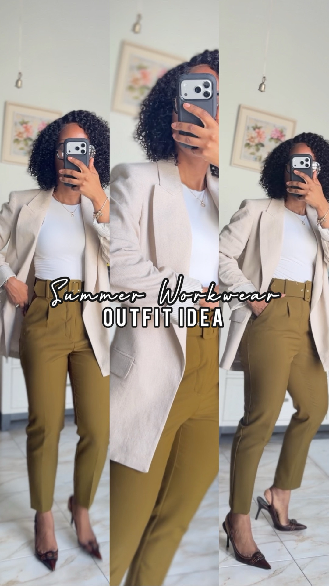 My application to be your affordable workwear ambassador. 

So many people talk about being more intentional with shopping and selecting what makes it into your closet, and don’t get me wrong I agree. In this economy and with overconsumption being a real thing, you really need to be more discerning about what you spend your money on, including clothing. And so much of which ends up in landfills which is why I am such a supporter of thrifting too. BUT…

The “experts” never seem to be able to share ideas on how to actually pair the items you own or how to put together outfits for different events in your life. All this advice about what not to do, so what should people wear then. 

Everyone is at a different point in their life and many young women are building their careers and have lives that require them to show up intentionally with what they wear. If you need ideas on what you can wear to the office on a budget for work, casual and special occassion, I’m your girl!